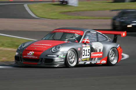 Claus Christensen som sædvanlig i front i Special Saloon Car klassen.